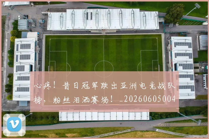 心疼！昔日冠军跌出亚洲电竞战队榜，粉丝泪洒赛场！_20260605004518
